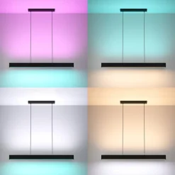 connect LED-hængelampe Andreas-Z, sort, stål^EGLO New