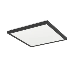 EGLO connect LED-loftlampe Rovito-Z, sort, 29 x 29 cm