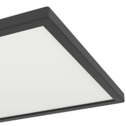 EGLO connect LED-loftlampe Rovito-Z, sort, 29 x 29 cm