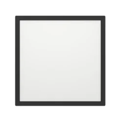 EGLO connect LED-loftlampe Rovito-Z, sort, 29 x 29 cm