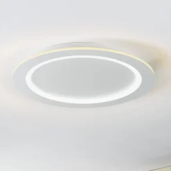 EGLO connect LED-loftlampe Padrogiano-Z, Ø 60 cm, hvid