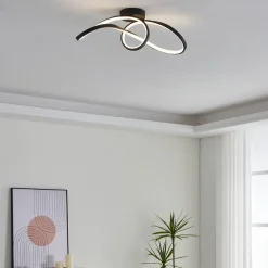 connect LED-loftlampe Calarossa-Z, sort, aluminium^EGLO Outlet