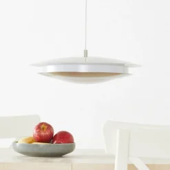 EGLO connect Pendellamper>Moneva-C LED-hængelampe nikkel Ø 40,5