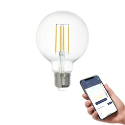 EGLO connect Filament Pære|Smarte Lyskilder>-z E27 G80 LED-Globe 6W 806 lm 4000 K