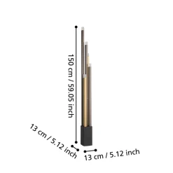 Stars of Light Gulvlamper|Gulvlamper>EGLO LED-gulvlampe Estanterios, 5 lyskilder