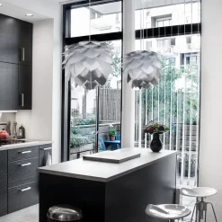 UMAGE Eksklusiv pendellampe Silvia medium, stål