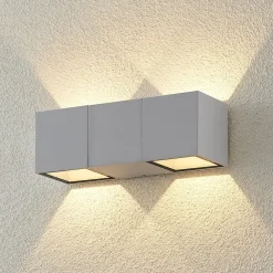 ELC Vanda udendørs LED-væglampe, hvid