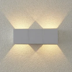 ELC Vanda udendørs LED-væglampe, hvid