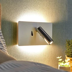 Lucande Elske LED-væglampe med læselampe