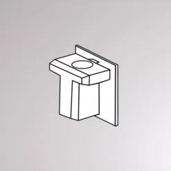 Molto Luce Skinnesystem>Endestykke til Volare 2-fase skinne, sort