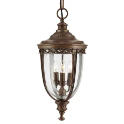 Elstead English Bridle udendørs hængelampe, bronze