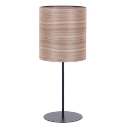 Envostar Bordlampe i finér valnød Ø 20,5 cm