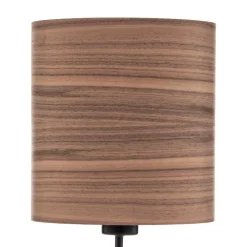 Envostar Bordlampe i finér valnød Ø 20,5 cm