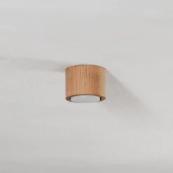 Envostar Loftlamper>Ernest Downlight GX53 i træ, rund