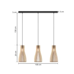 Furn pendel, birkekrydsfiner, 3fl^Envostar Clearance