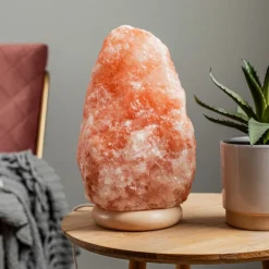 Envostar Harmony saltlampe naturlig base 26-30cm