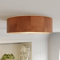 Envostar Kerio loftlampe Ø 27 cm fyr rustik