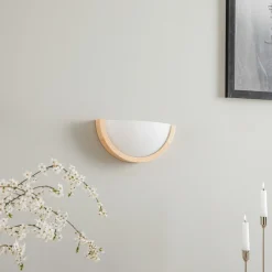 Kris væglampe bredde 27,5 cm fyr natur^Envostar Clearance