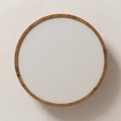 loftlampe Kerio, Ø 47 cm, naturligt egetræ^Envostar Sale