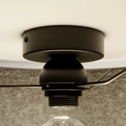 loftslampe i finér røget eg Ø 40cm^Envostar Outlet