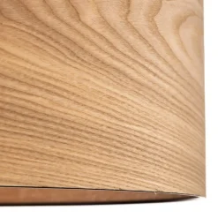 Envostar Loftslampe i finér, kernetræ, ask Ø55cm