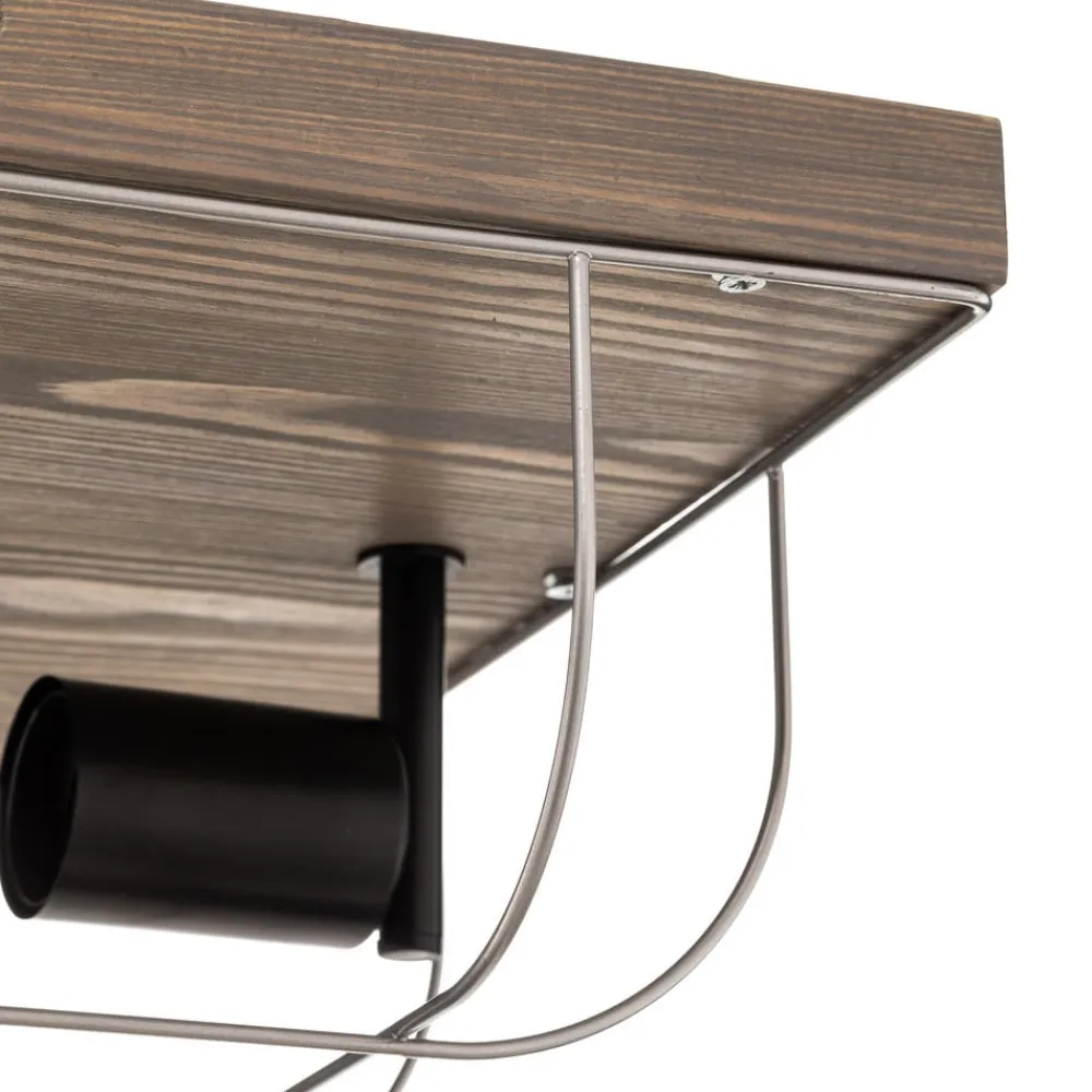 Envostar Bæredygtige Lamper>Neptuna loftslampe, firkantet, 3-lys.