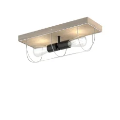 Envostar Neptuna loftslampe, kantet, 2 lys.