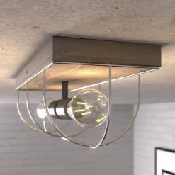 Envostar Neptuna loftslampe, kantet, 2 lys.