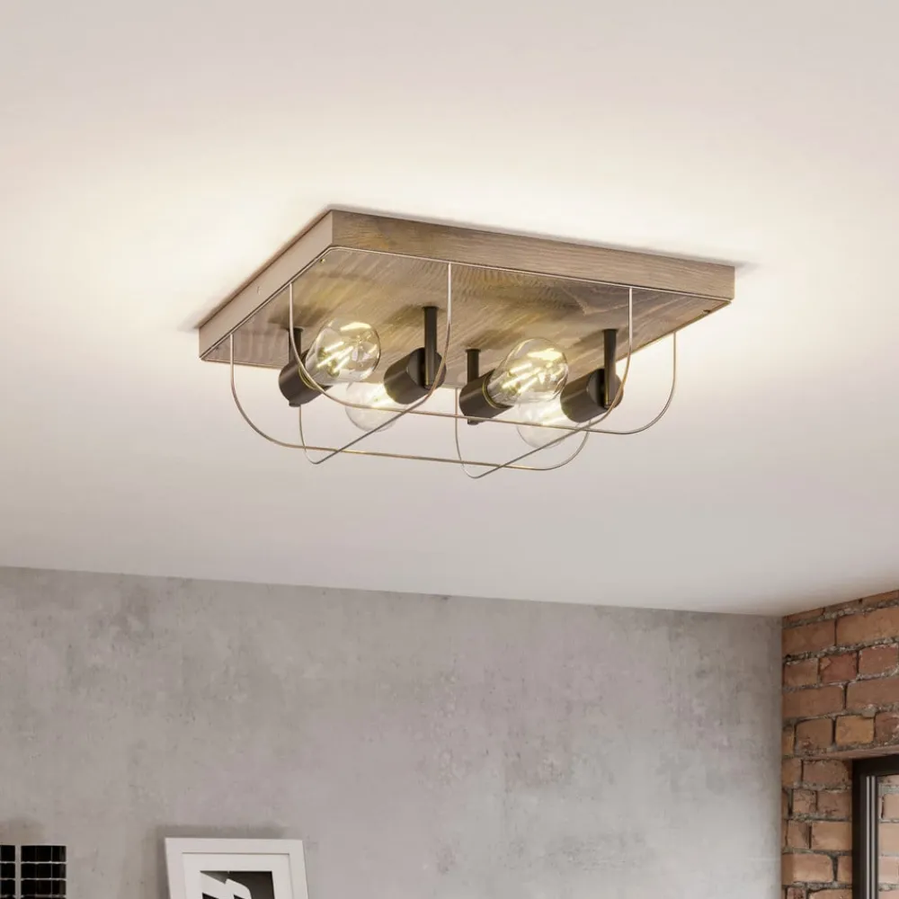 Neptuna loftslampe, firkantet, 4-lys.^Envostar Online