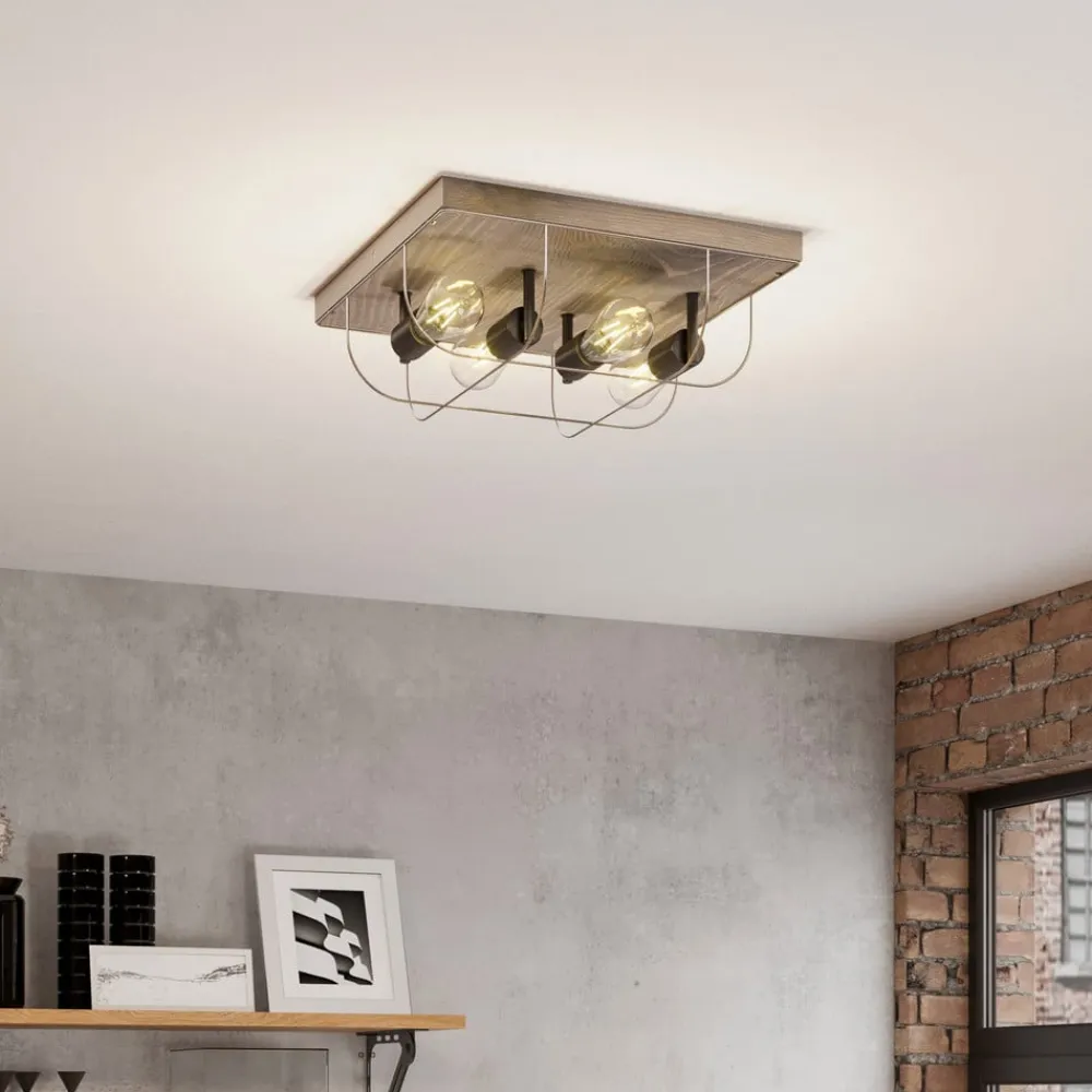 Neptuna loftslampe, firkantet, 4-lys.^Envostar Online