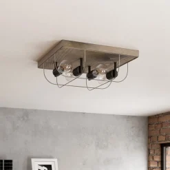 Neptuna loftslampe, firkantet, 4-lys.^Envostar Online