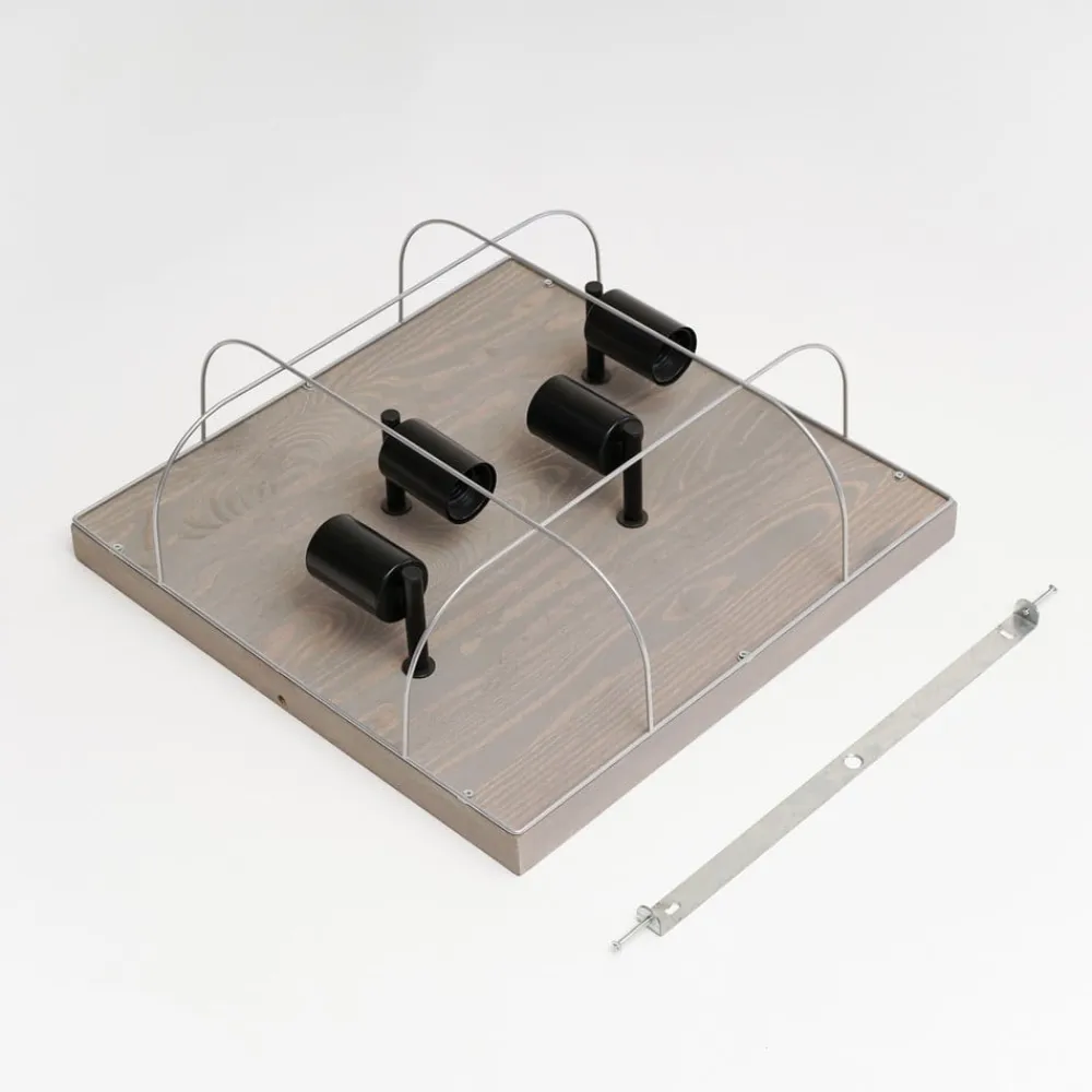 Neptuna loftslampe, firkantet, 4-lys.^Envostar Online