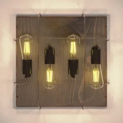 Neptuna loftslampe, firkantet, 4-lys.^Envostar Online