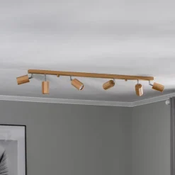 Envostar Spotlights>Peach Puff loftspot træ oktagon 6 lk