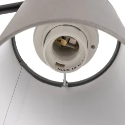 Envostar Risco væglampe 1-lys stofskærm grå