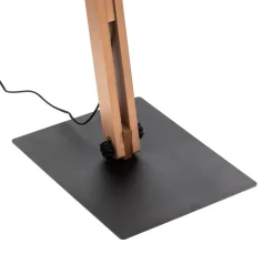 Stort gulvlampe med træstænger^Envostar Clearance