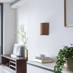 væglampe Idun brun højde 24 cm naturmateriale vegansk^Envostar New