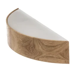 Envostar væglampe Kerio, bredde 40,5 cm, egetræ