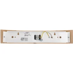 Envostar væglampe Kerio, bredde 40,5 cm, egetræ