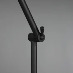 Reality Leuchten Enzo gulvlampe, højde 150 cm, sort