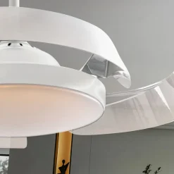 Enzo LED-loftventilator, dæmpbar, CCT, hvid^Schuller Valencia Online