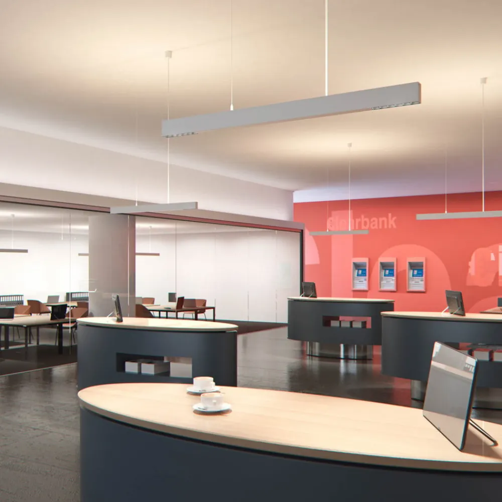 Compar P DALI up/down oval wide hvid/sølv 940^ERCO Hot