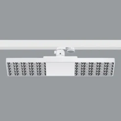 ERCO Jilly 230 V BT 15 W extra wide 830 hvid/sølv