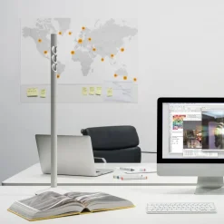 ERCO Skinnesystem>Lucy LED-bordlampe med fod, hvid 840