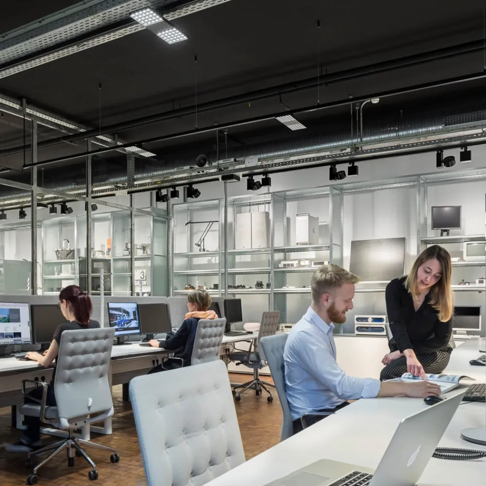 Lucy LED-bordlampe med fod, hvid 930^ERCO Sale