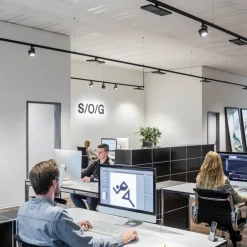 Lucy LED-bordlampe med fod, hvid 930^ERCO Sale