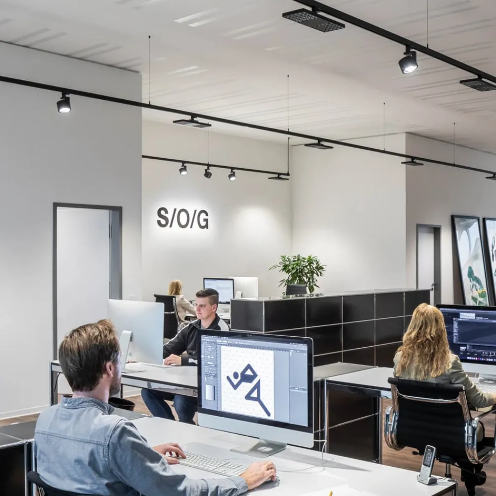 Lucy LED-bordlampe med fod, hvid 930^ERCO Sale