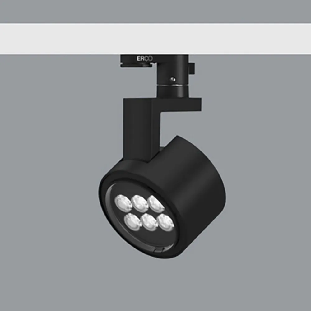 ERCO Skinnesystem>Parscan 230 V spot 12 W 940 sort