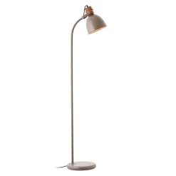 Brilliant Gulvlamper|Gulvlamper>Erena gulvlampe, drejeligt hoved, taupe