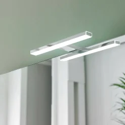 Esther 2 LED-spejlbelysning, krom, 28 cm^Ebir Outlet